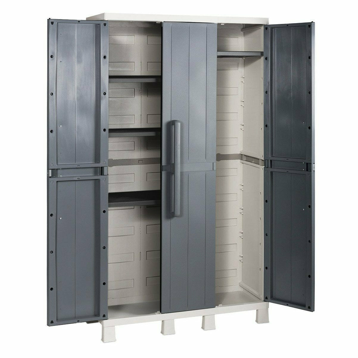 TOOMAX - Armadio 3 ante grigio Anniversary Midi - h173x97x37 cm